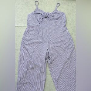 OLD NAVY Smocked Crop Jumpsuit